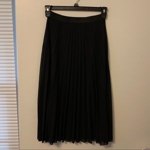 Shinestar Black Midi Skirt